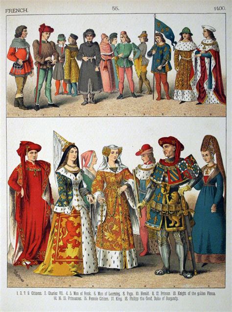 1400s in european fashion.